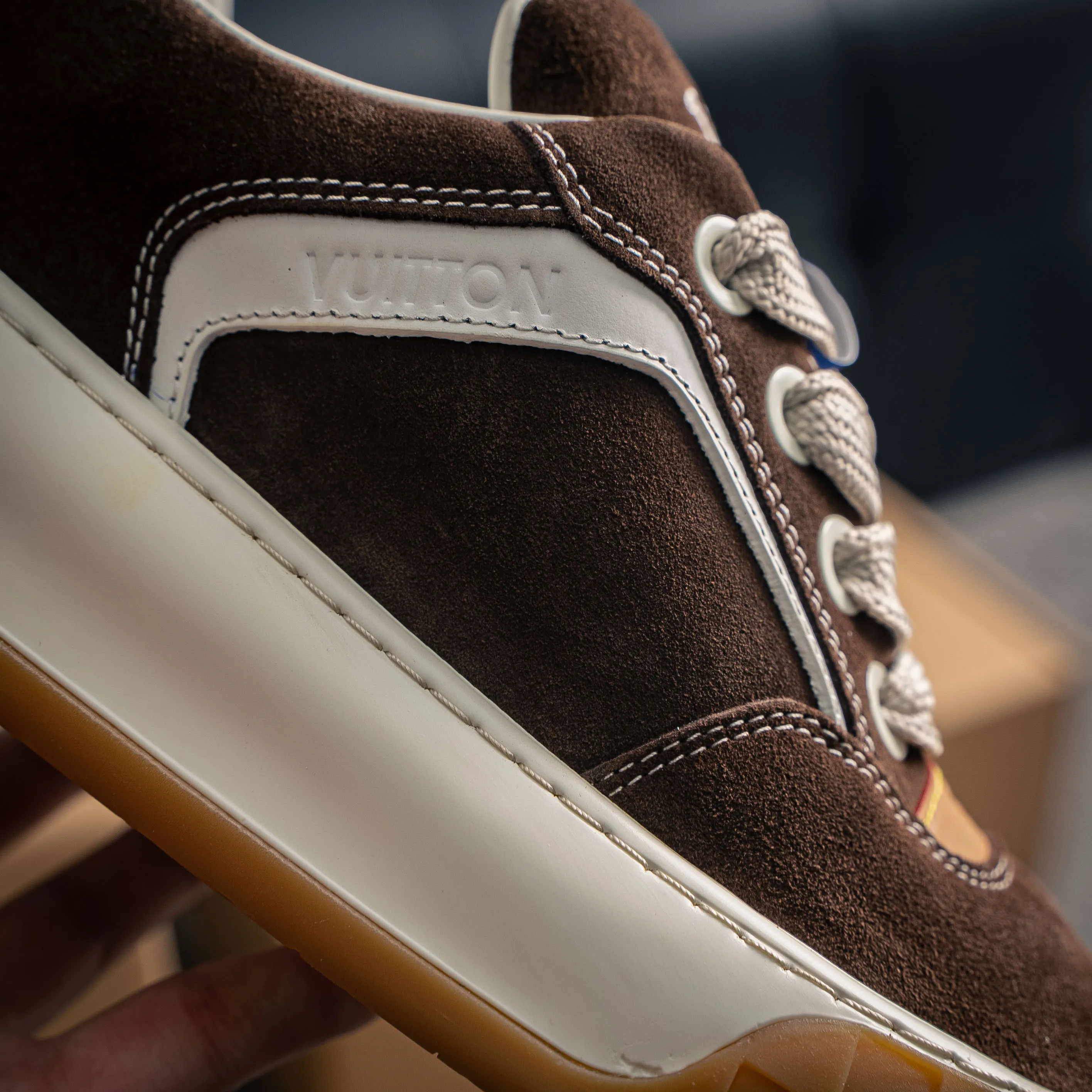 # LV tilted ， Shoes，Sneakers， Shoes，Skate Shoes~~ Sneakers， LV Shoes ， Cushioning TPU Vuitton ，